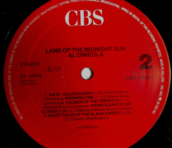 Di Meola, Al - Land Of The Midnight Sun