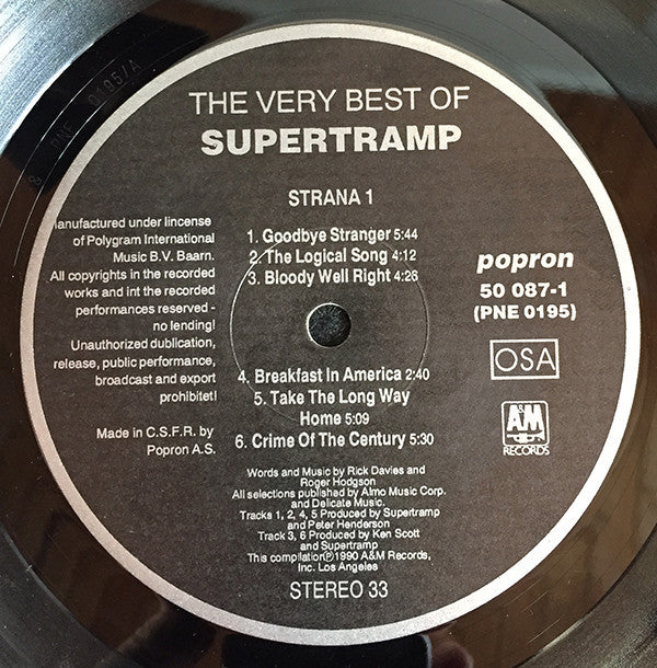 Supertramp - The Very Best Of
