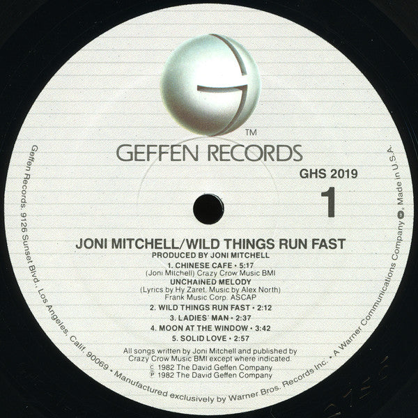 Mitchell, Joni - Wild Things Run Fast