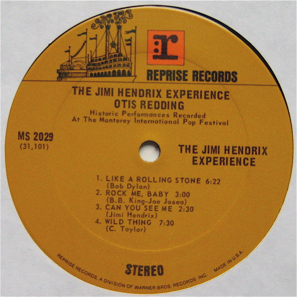Redding, Otis/Jimi Hendrix Experience - The Monterey International Pop Festival