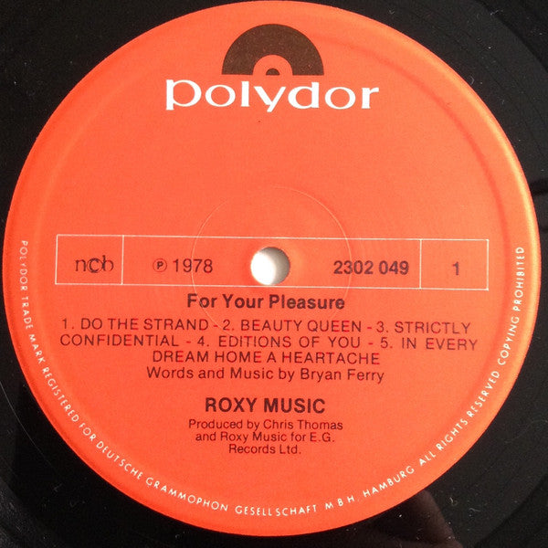 Roxy Music - For Your Pleasure