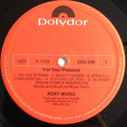 Roxy Music - For Your Pleasure