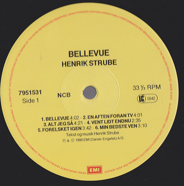 Strube, Henrik ‎–  Bellevue