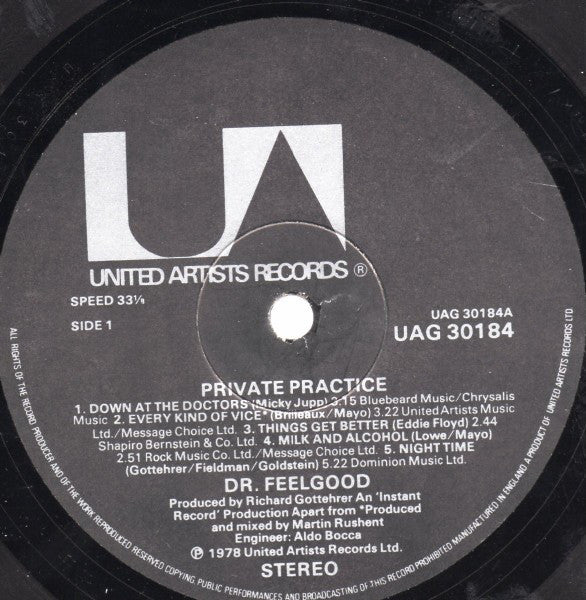Dr. Feelgood - Private Practice - RecordPusher  