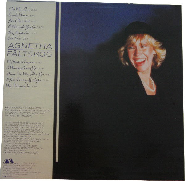 Fältskog, Agnetha ‎– Eyes Of A Woman