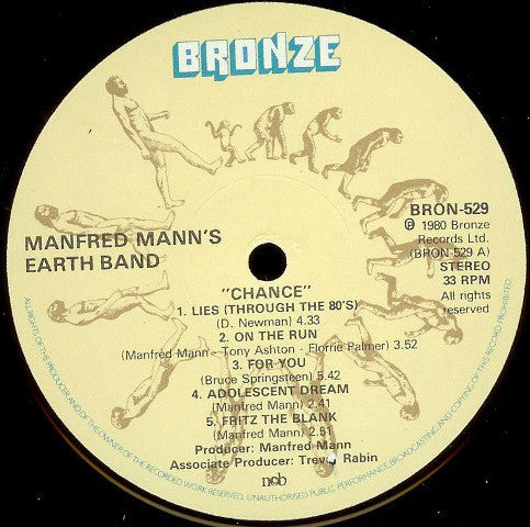 Manfred Mann's Earth Band ‎–  Chance
