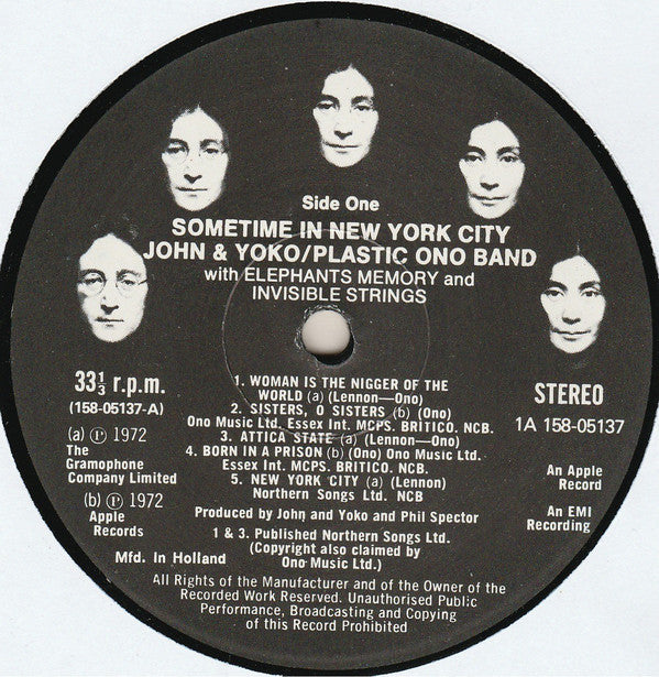 Lennon, John Plastic Ono Band - Some Time In New York City