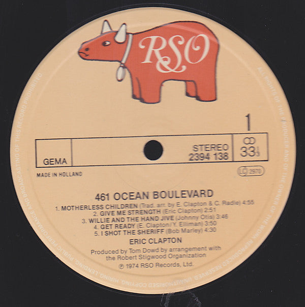 Clapton, Eric - 461 Ocean Boulevard