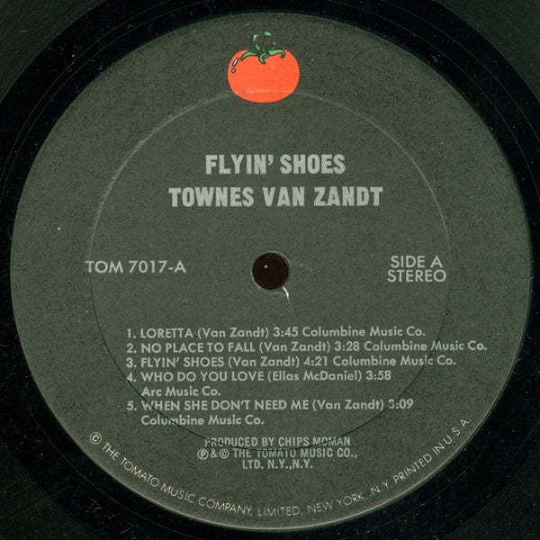Van Zandt, Townes  -  Flyin' shoes
