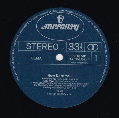 10cc - How Dare You!