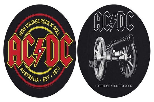 AC/DC - For Those About To Rock / High Voltage - Slipmat Set