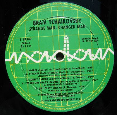 Tchaikovsky, Bram - Strange Man, Changed Man.