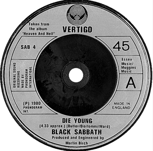 Black Sabbath - Die Young.
