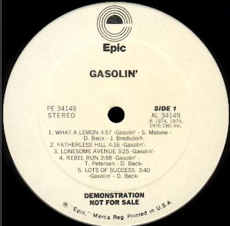 Gasolin' - Gasolin' (What A Lemon)