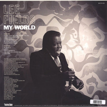 Fields, Lee - My World.