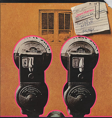 Mayall, John - Notice To Appear.