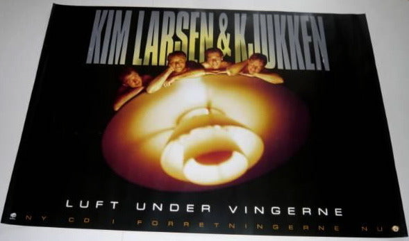 Larsen, Kim & Kjukken - Luft Under Vingerne - Poster.