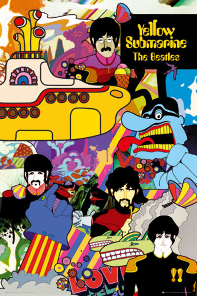 Beatles - Yellow Submarine - Poster.