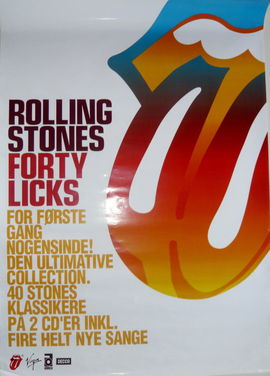 Rolling Stones - Forty Licks - Poster.