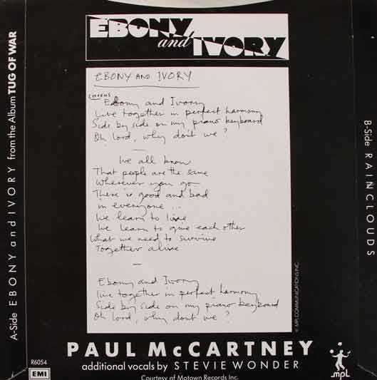 McCartney, Paul - Ebony And Ivory.