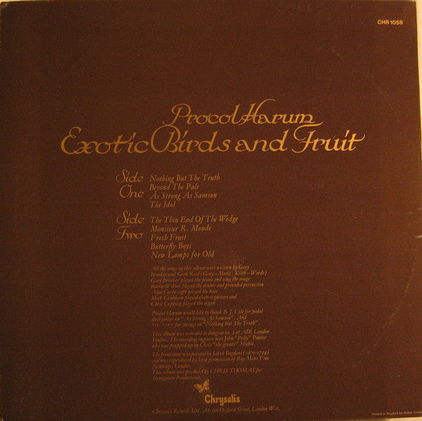 Procol Harum - Exotic Birds And Fruit.
