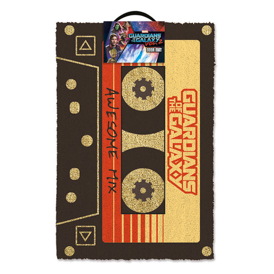 Guardians Of The Galaxy Vol 2 Awesome Mix Tape Door Mat