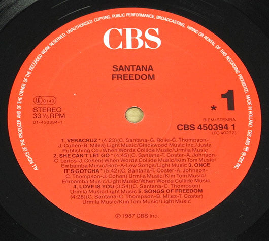Santana - Freedom.