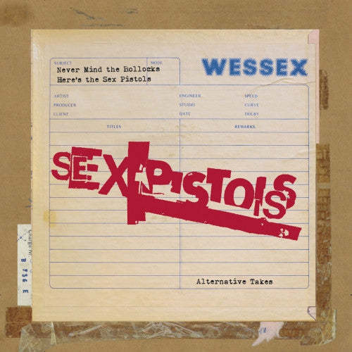 Sex pistols - Never Mind The Bollocks Alternative takes