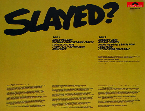 Slade - Slayed ?