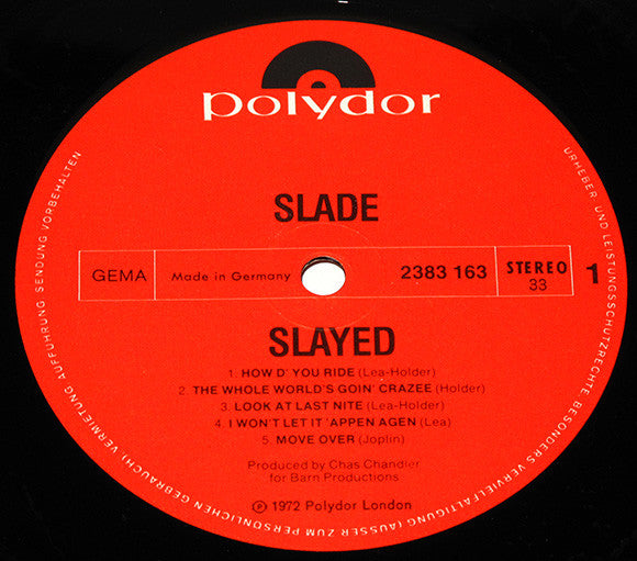 Slade - Slayed ?