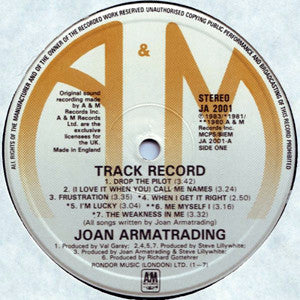 Armatrading, Joan - Track Record.

